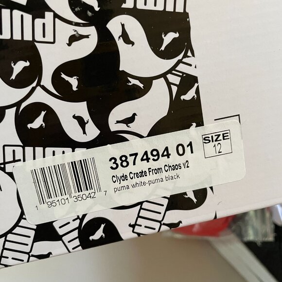 $FIRM. Special Edition Jeff Staple x PUMA Clyde Create From CHAOS. Men's Size 12 - Picture 9 of 11